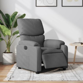 Sillón reclinable eléctrico de tela gris oscuro de , Sillones - Ref: Foro24-3204801, Precio: 261,44 €, Descuento: %