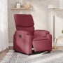 Sillón reclinable eléctrico tela rojo tinto de , Sillones - Ref: Foro24-3204803, Precio: 262,99 €, Descuento: %