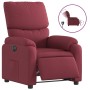 Sillón reclinable eléctrico tela rojo tinto de , Sillones - Ref: Foro24-3204803, Precio: 262,99 €, Descuento: %