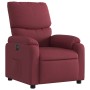 Sillón reclinable eléctrico tela rojo tinto de , Sillones - Ref: Foro24-3204803, Precio: 262,99 €, Descuento: %