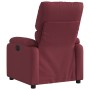 Sillón reclinable eléctrico tela rojo tinto de , Sillones - Ref: Foro24-3204803, Precio: 262,99 €, Descuento: %