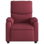 Sillón reclinable eléctrico tela rojo tinto de , Sillones - Ref: Foro24-3204803, Precio: 262,99 €, Descuento: %