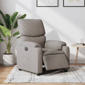 Taupe gray fabric electric recliner by , Armchairs - Ref: Foro24-3204808, Price: 309,99 €, Discount: %