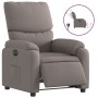 Sillón reclinable eléctrico tela gris taupé de , Sillones - Ref: Foro24-3204808, Precio: 261,19 €, Descuento: %