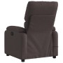 Sillón reclinable de masaje eléctrico tela marrón oscuro de , Sillones - Ref: Foro24-3204817, Precio: 273,97 €, Descuento: %