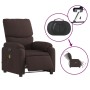 Sillón reclinable de masaje eléctrico tela marrón oscuro de , Sillones - Ref: Foro24-3204817, Precio: 273,97 €, Descuento: %