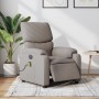 Electric massage recliner taupe gray fabric by , Armchairs - Ref: Foro24-3204820, Price: 286,89 €, Discount: %