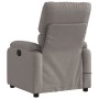 Sillón reclinable de masaje eléctrico tela gris taupe de , Sillones - Ref: Foro24-3204820, Precio: 286,89 €, Descuento: %