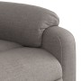 Sillón reclinable de masaje eléctrico tela gris taupe de , Sillones - Ref: Foro24-3204820, Precio: 286,89 €, Descuento: %