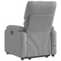 Sillón de masaje reclinable de pie de tela gris claro de , Sillones - Ref: Foro24-3204836, Precio: 274,45 €, Descuento: %