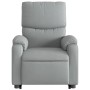 Sillón de masaje reclinable de pie de tela gris claro de , Sillones - Ref: Foro24-3204836, Precio: 274,45 €, Descuento: %