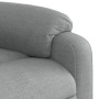 Sillón de masaje reclinable de pie de tela gris claro de , Sillones - Ref: Foro24-3204836, Precio: 274,45 €, Descuento: %