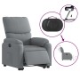 Sillón eléctrico reclinable elevable de tela gris claro de , Sillones - Ref: Foro24-3204848, Precio: 320,59 €, Descuento: %