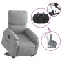 Sillón eléctrico reclinable elevable de tela gris claro de , Sillones - Ref: Foro24-3204848, Precio: 320,59 €, Descuento: %