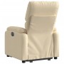 Sillón eléctrico reclinable elevable de tela color crema de , Sillones - Ref: Foro24-3204857, Precio: 318,48 €, Descuento: %