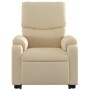 Sillón eléctrico reclinable elevable de tela color crema de , Sillones - Ref: Foro24-3204857, Precio: 318,48 €, Descuento: %