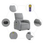 Elektrischer, hochklappbarer Massagesessel aus hellgrauem Stoff von , Sessel - Ref: Foro24-3204860, Preis: 317,84 €, Rabatt: %