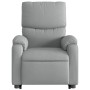 Sillón de masaje eléctrico reclinable elevable tela gris claro de , Sillones - Ref: Foro24-3204860, Precio: 318,44 €, Descuen...