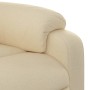 Liftable reclining electric massage chair cream fabric by , Armchairs - Ref: Foro24-3204869, Price: 326,59 €, Discount: %