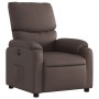 Sillón reclinable eléctrico de cuero sintético marrón de , Sillones - Ref: Foro24-3204874, Precio: 263,74 €, Descuento: %