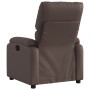 Sillón reclinable eléctrico de cuero sintético marrón de , Sillones - Ref: Foro24-3204874, Precio: 263,74 €, Descuento: %