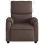 Sillón reclinable eléctrico de cuero sintético marrón de , Sillones - Ref: Foro24-3204874, Precio: 263,74 €, Descuento: %