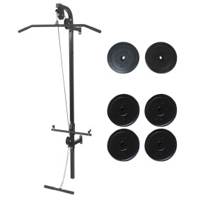 Wall-mounted weight machine with 40 kg weight plates by vidaXL, Weight lifting machines - Ref: Foro24-275359, Price: 171,99 €...