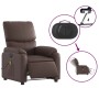 Brown synthetic leather electric reclining massage chair by , Armchairs - Ref: Foro24-3204881, Price: 280,87 €, Discount: %