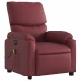 Sillón masaje reclinable eléctrico cuero sintético rojo tinto de , Sillones - Ref: Foro24-3204883, Precio: 271,58 €, Descuent...