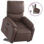 Sillón reclinable elevable cuero sintético marrón de , Sillones - Ref: Foro24-3204888, Precio: 283,96 €, Descuento: %