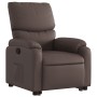 Sillón reclinable elevable cuero sintético marrón de , Sillones - Ref: Foro24-3204888, Precio: 283,96 €, Descuento: %