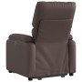 Sillón reclinable elevable cuero sintético marrón de , Sillones - Ref: Foro24-3204888, Precio: 283,96 €, Descuento: %