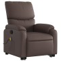 Brown Faux Leather Foot Massage Recliner by , Armchairs - Ref: Foro24-3204895, Price: 300,58 €, Discount: %