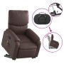 Brown Faux Leather Foot Massage Recliner by , Armchairs - Ref: Foro24-3204895, Price: 300,58 €, Discount: %