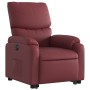 Sillón elevable eléctrico cuero artificial rojo tinto de , Sillones - Ref: Foro24-3204904, Precio: 312,74 €, Descuento: %