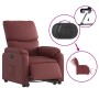 Sillón elevable eléctrico cuero artificial rojo tinto de , Sillones - Ref: Foro24-3204904, Precio: 312,74 €, Descuento: %