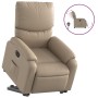 Sillón elevable eléctrico cuero artificial capuchino de , Sillones - Ref: Foro24-3204906, Precio: 323,99 €, Descuento: %