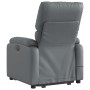 Sillón de masaje elevable eléctrico cuero sintético gris de , Sillones - Ref: Foro24-3204910, Precio: 314,04 €, Descuento: %