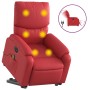 Sillón de masaje elevable eléctrico cuero artificial rojo de , Sillones - Ref: Foro24-3204912, Precio: 340,78 €, Descuento: %