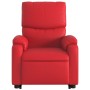 Sillón de masaje elevable eléctrico cuero artificial rojo de , Sillones - Ref: Foro24-3204912, Precio: 340,78 €, Descuento: %