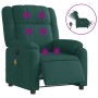 Electric massage recliner dark green fabric by , Armchairs - Ref: Foro24-3205196, Price: 277,17 €, Discount: %