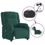 Electric massage recliner dark green fabric by , Armchairs - Ref: Foro24-3205196, Price: 277,17 €, Discount: %