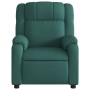 Electric massage recliner dark green fabric by , Armchairs - Ref: Foro24-3205196, Price: 277,17 €, Discount: %