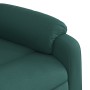 Sillón reclinable de masaje eléctrico tela verde oscuro de , Sillones - Ref: Foro24-3205196, Precio: 277,62 €, Descuento: %