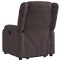 Silla de masaje reclinable de pie de tela marrón oscuro de , Sillones - Ref: Foro24-3205219, Precio: 296,91 €, Descuento: %