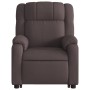 Silla de masaje reclinable de pie de tela marrón oscuro de , Sillones - Ref: Foro24-3205219, Precio: 296,91 €, Descuento: %