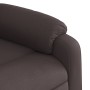 Silla de masaje reclinable de pie de tela marrón oscuro de , Sillones - Ref: Foro24-3205219, Precio: 296,91 €, Descuento: %