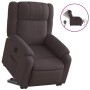 Sillón eléctrico reclinable elevable de tela marrón oscuro de , Sillones - Ref: Foro24-3205231, Precio: 361,25 €, Descuento: %