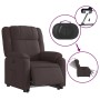 Sillón eléctrico reclinable elevable de tela marrón oscuro de , Sillones - Ref: Foro24-3205231, Precio: 361,25 €, Descuento: %