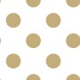 Kids at Home Papel de pared Dotty Gold blanco y dorado 100105 de Noordwand, Papel pintado - Ref: Foro24-422659, Precio: 25,72...